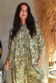 Annie 1972 Point Collar Smock Blouse Sage & Olive